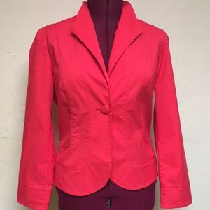 Coldwater Creek coral jacket